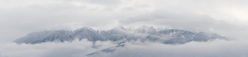 panoramic view of bucegi mountains